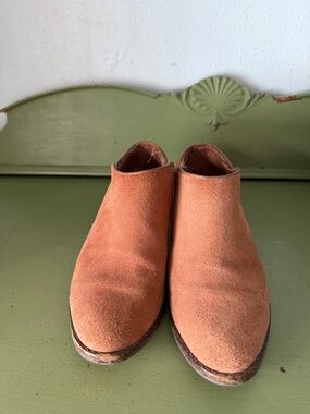 Lucky Brand Suede Ankle Booties
